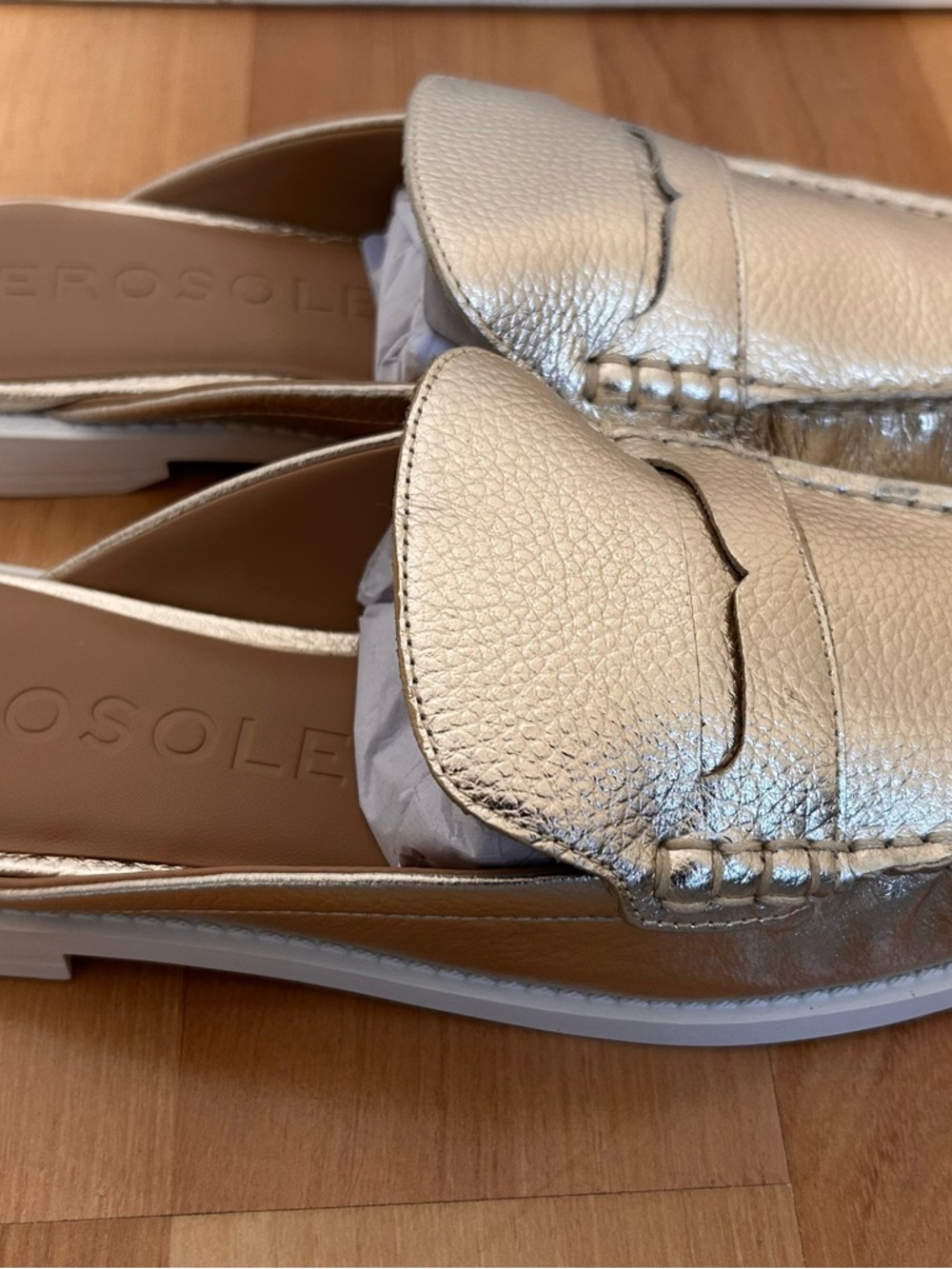 Aerosoles Salome Women’s Slip On Loafers, Gold, Size 10